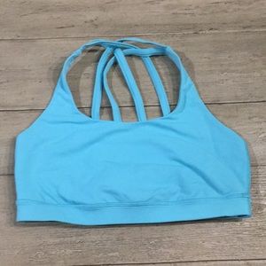 Lululemon teal blue sports bra. Size 8